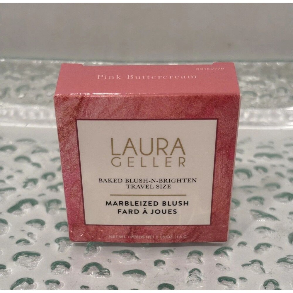LAURA GELLER Baked Blush-N-Brighten Travel Size Pink Buttercream